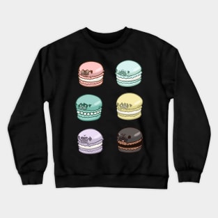 Pug Macarons Crewneck Sweatshirt